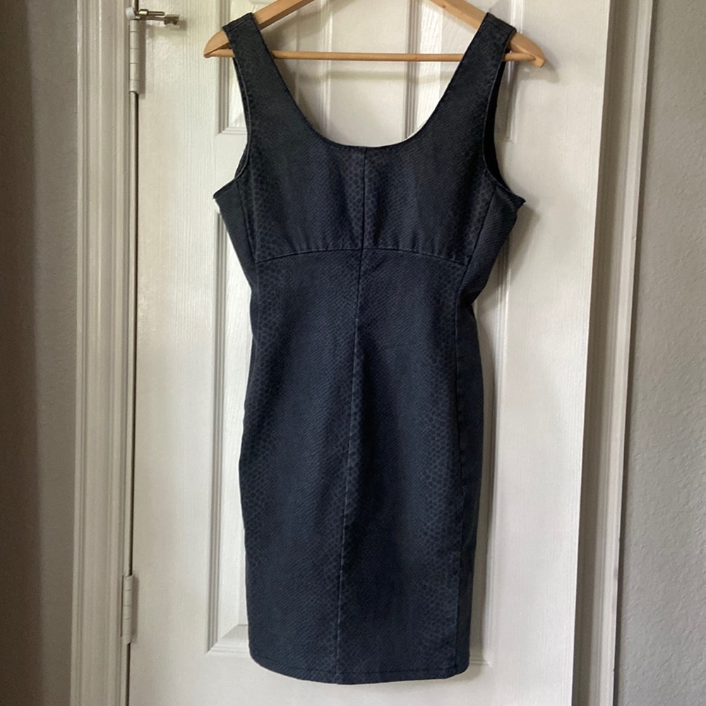 GAP 1969 Denim Snakeskin Print Dress
